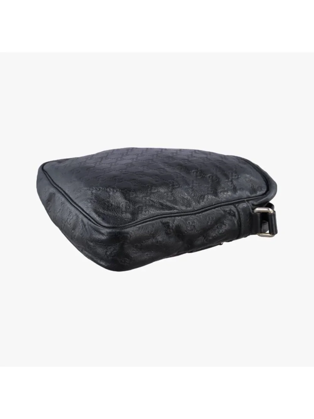 Gucci GG Supreme Messenger Black Leather